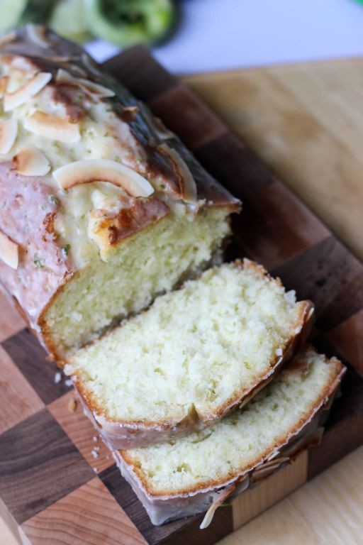 Coconut Lime Sourdough Cake