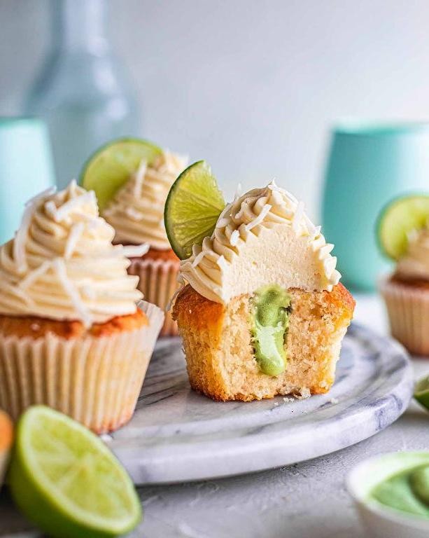 Coconut Lime Vegan Cupcakes