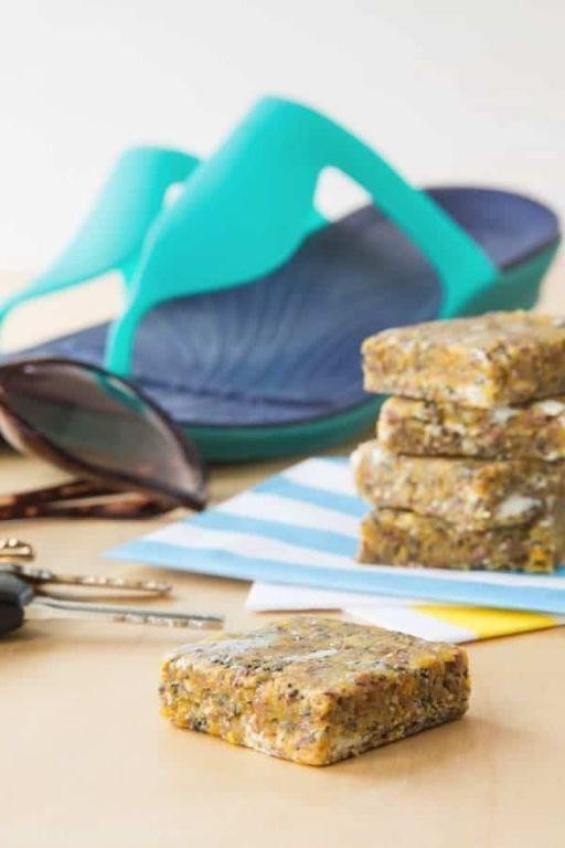 Coconut Mango Chia Seed Bars