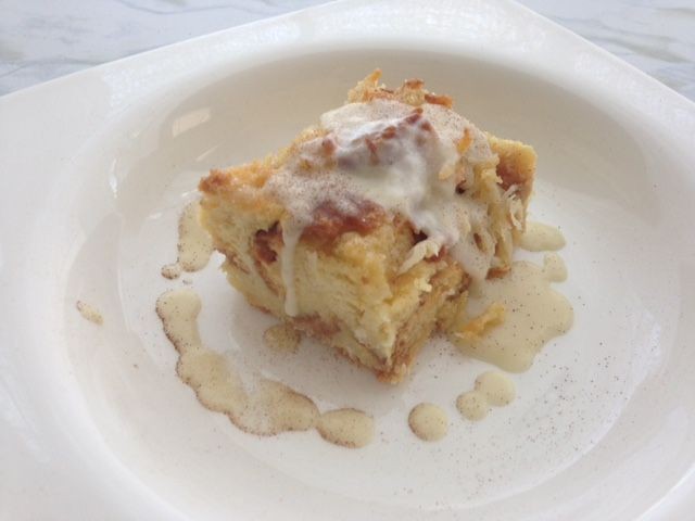 Coconut RumChata Bread Pudding