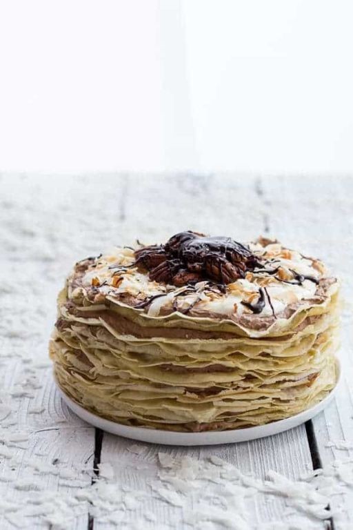 Coconut RumChata Crepes