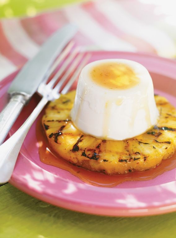 Coconut RumChata Panna Cotta