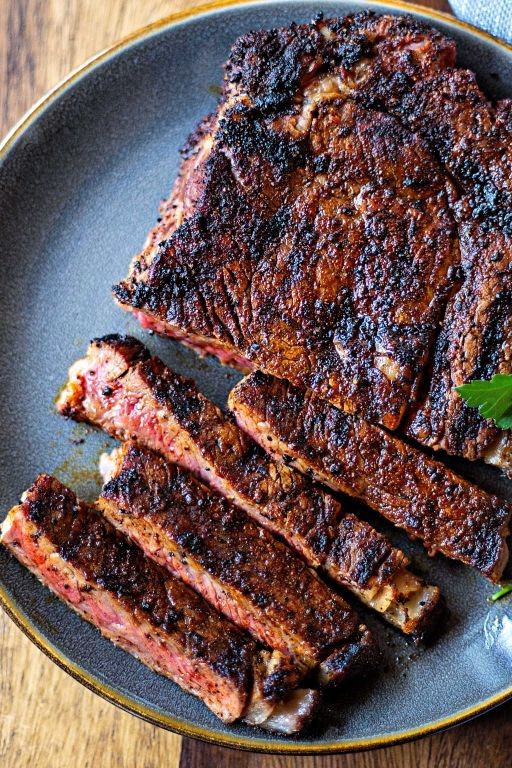 Coffee-Rubbed Ribeye Roast with Red Wine Reduction