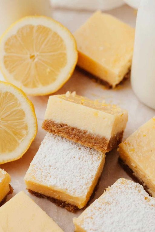 Condensed Milk Lemon Bars