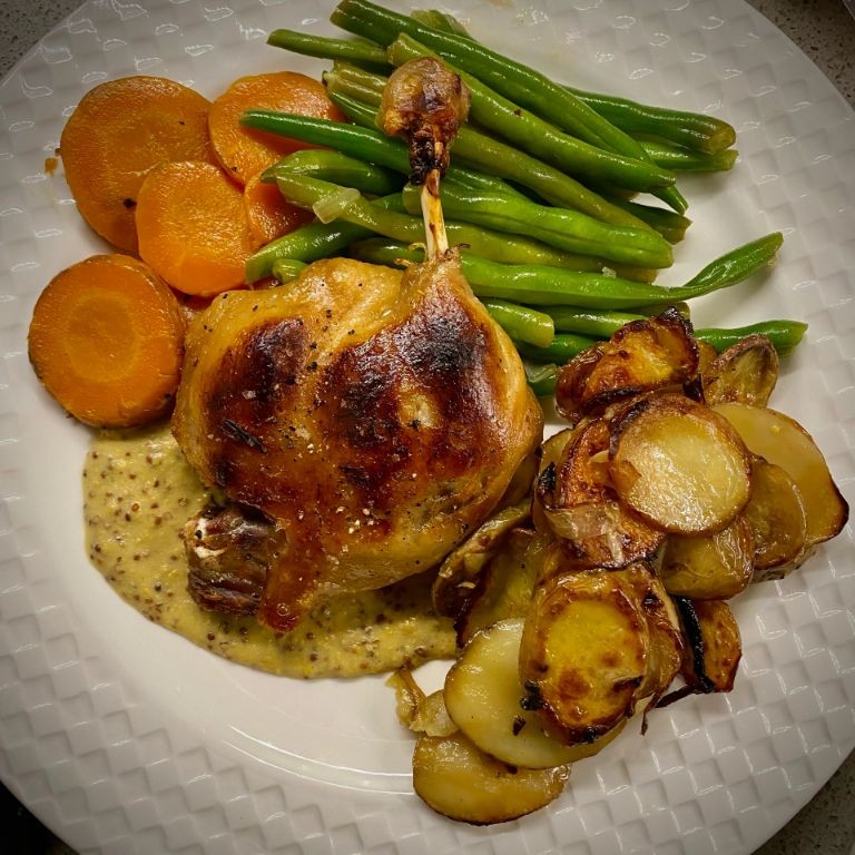 Confit de Canard with Roasted Potatoes