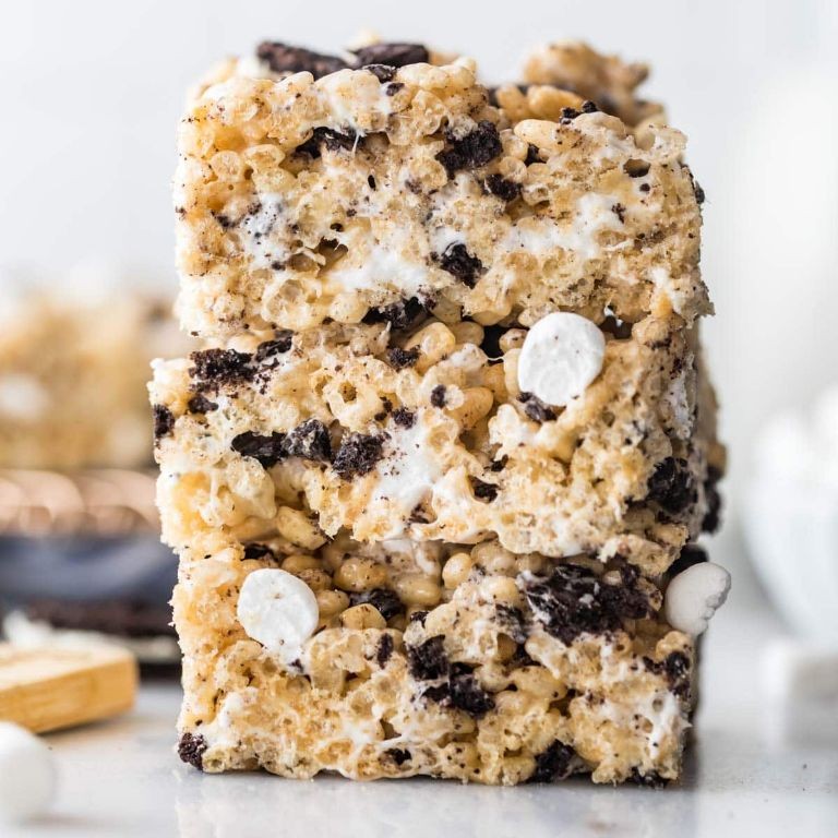 Cookies and Cream Rice Krispies Treats