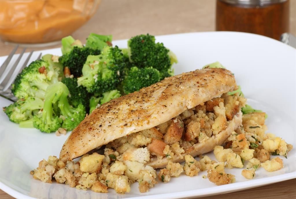 Cornbread Stuffing Stuffed Chicken Breast