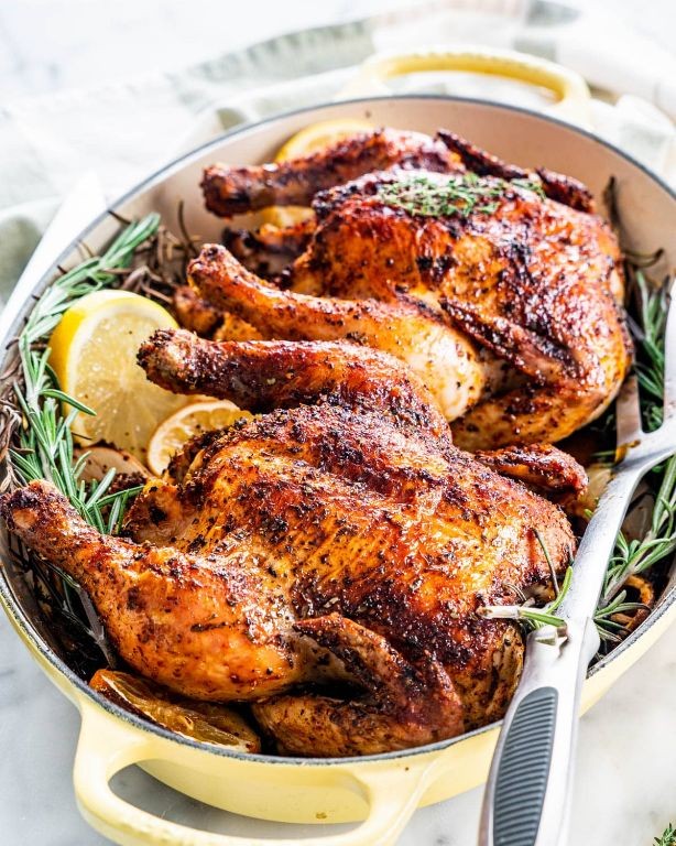 Cornish Hens with Smoked Paprika and Garlic
