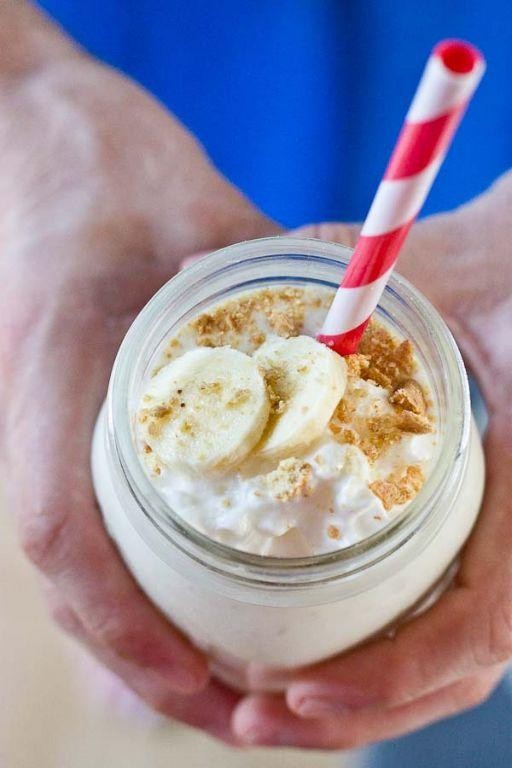 Cottage Cheese and Banana Protein Smoothie