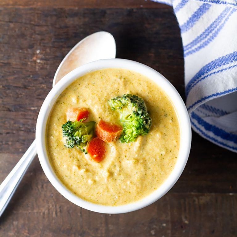 Creamy Broccoli and Carrot Soup