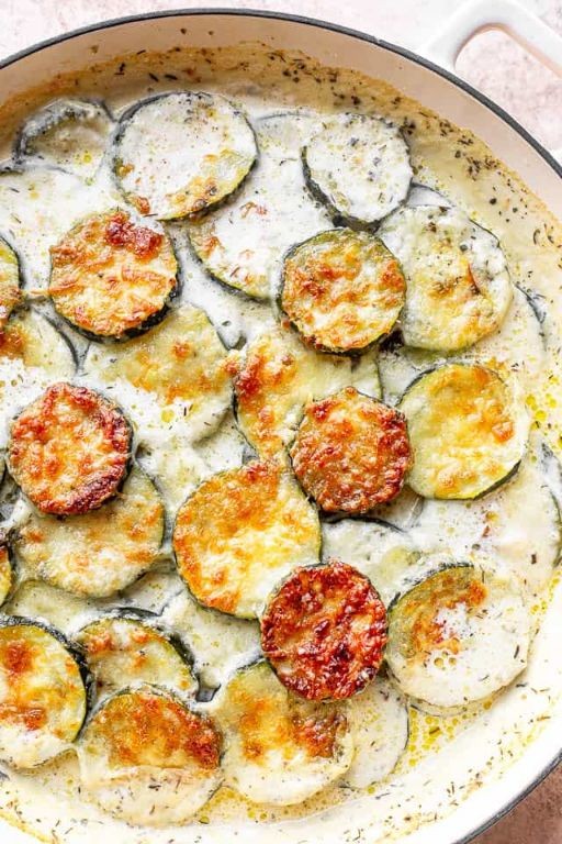 Creamy Parmesan Squash Casserole