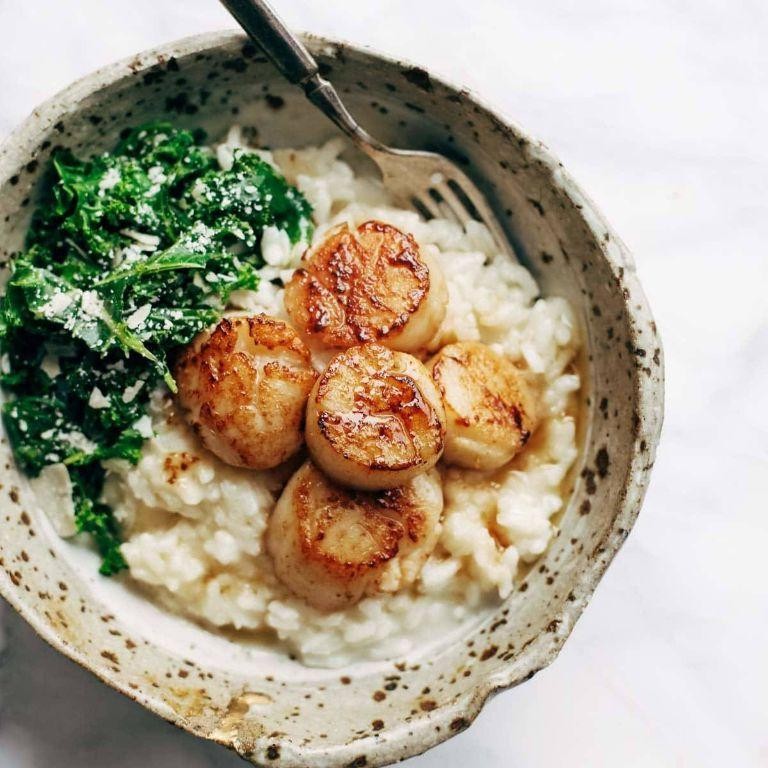 Creamy Scallop Risotto