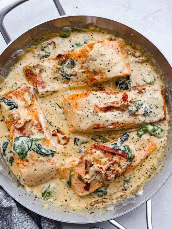 Creamy Tuscan Garlic Salmon