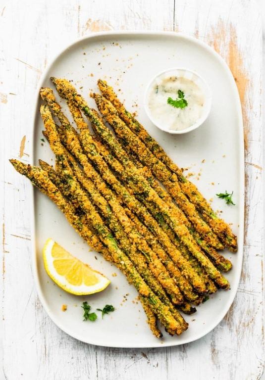 Crispy Air Fryer Asparagus Fries