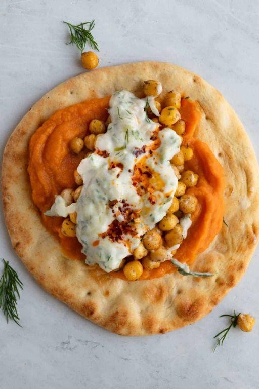 Crispy Chickpea and Za’atar Flatbread