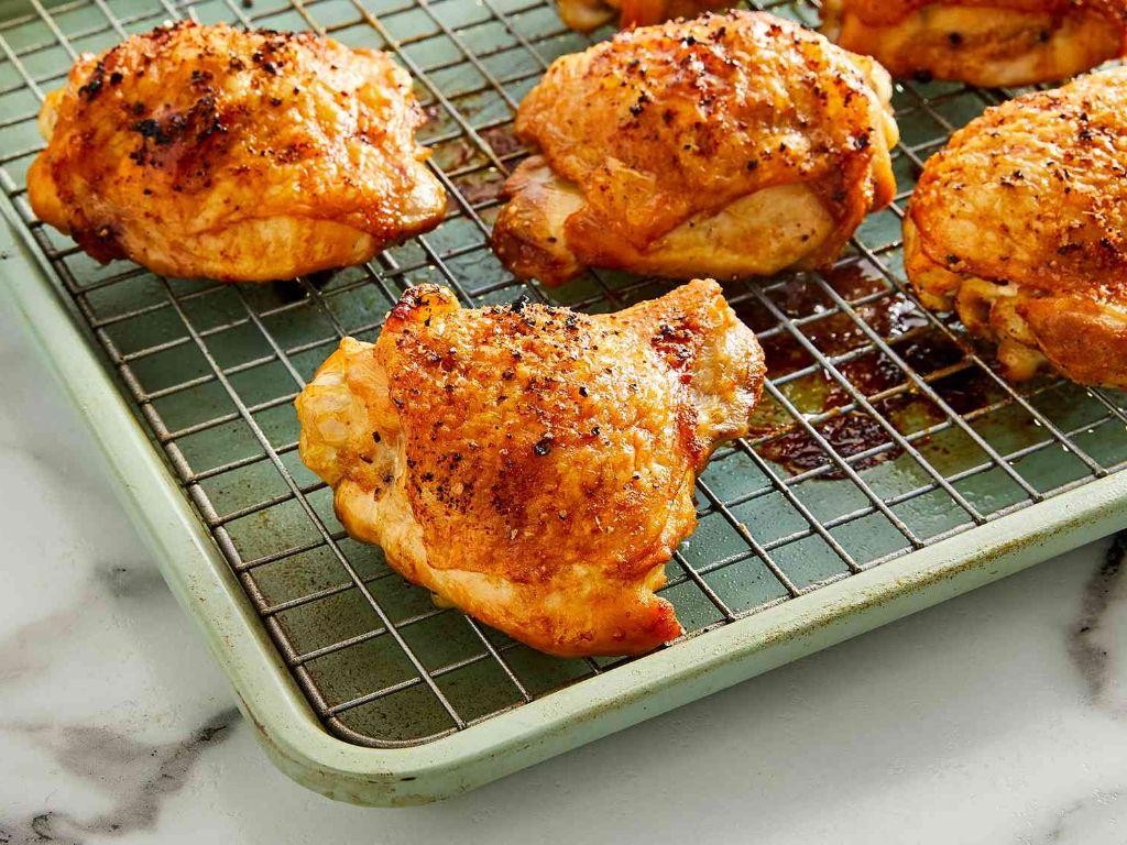 Crispy Oven-Baked Frozen Chicken Thighs