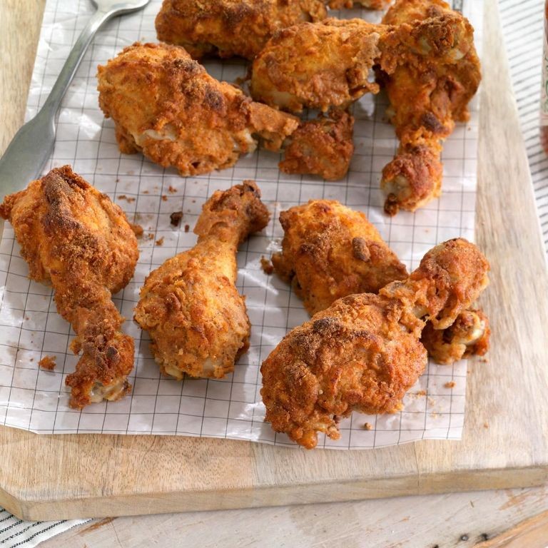 Crispy Oven-Fried Chicken Legs