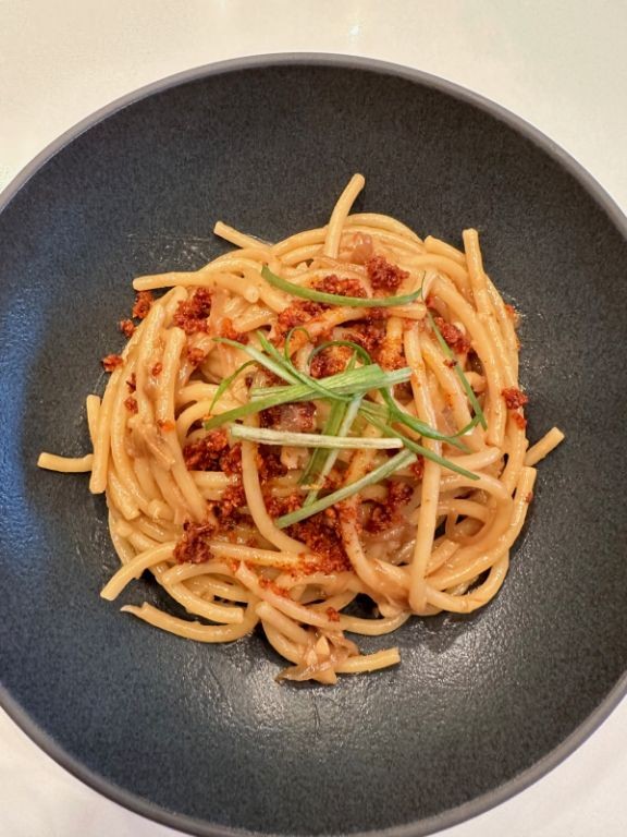 Crispy Shallot Buttered Noodles