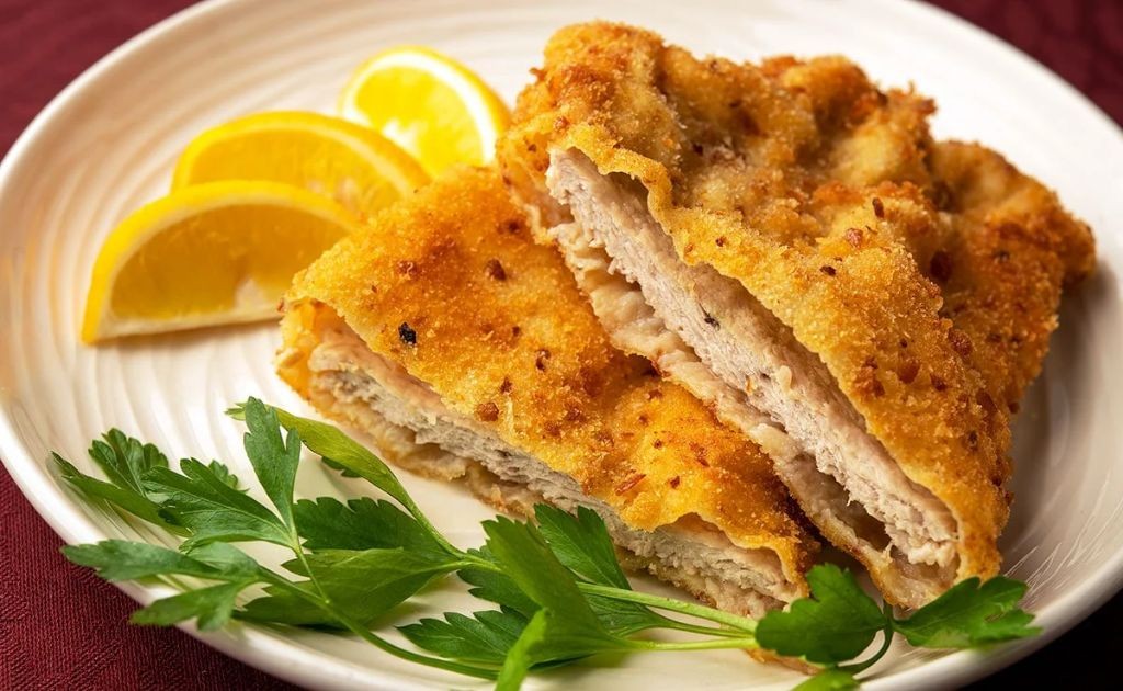 Crispy Wiener Schnitzel with Herb Butter
