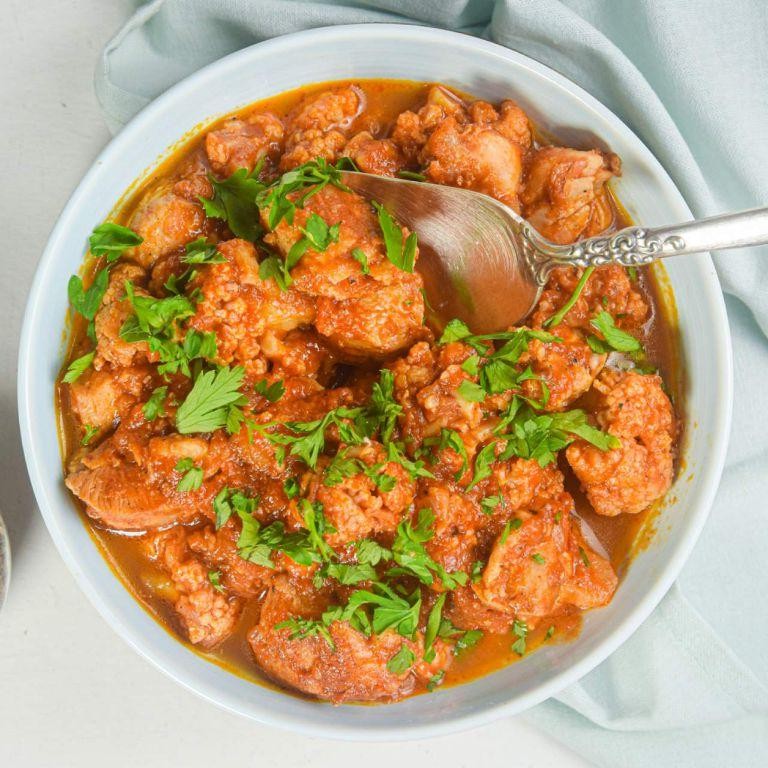 Crock Pot Cauliflower Tikka Masala
