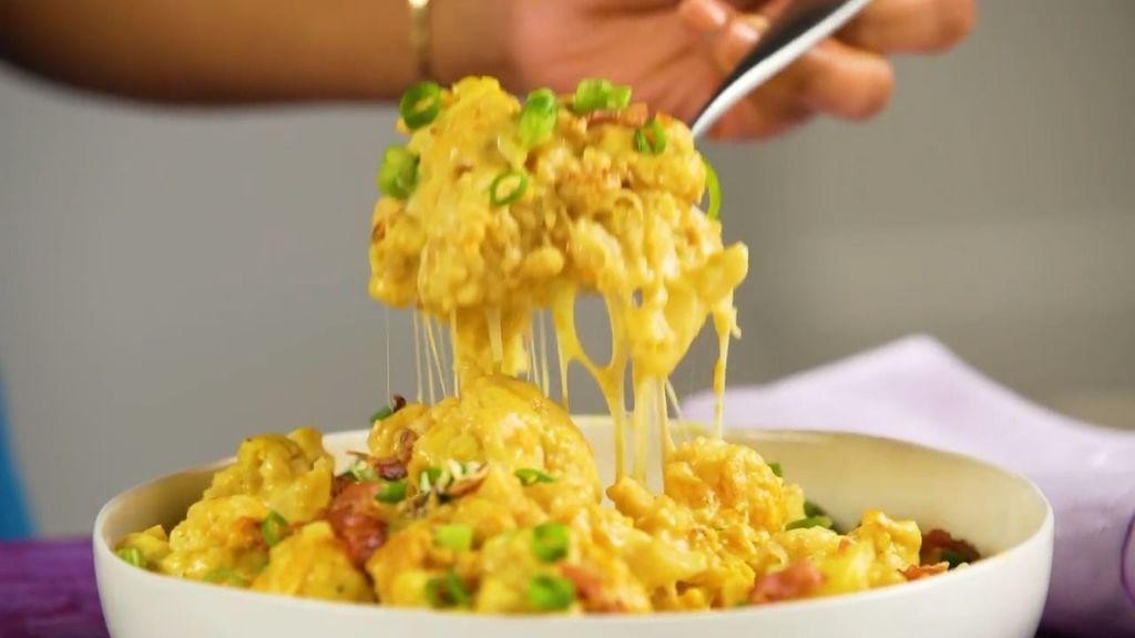 Crock Pot Cheesy Cauliflower Casserole