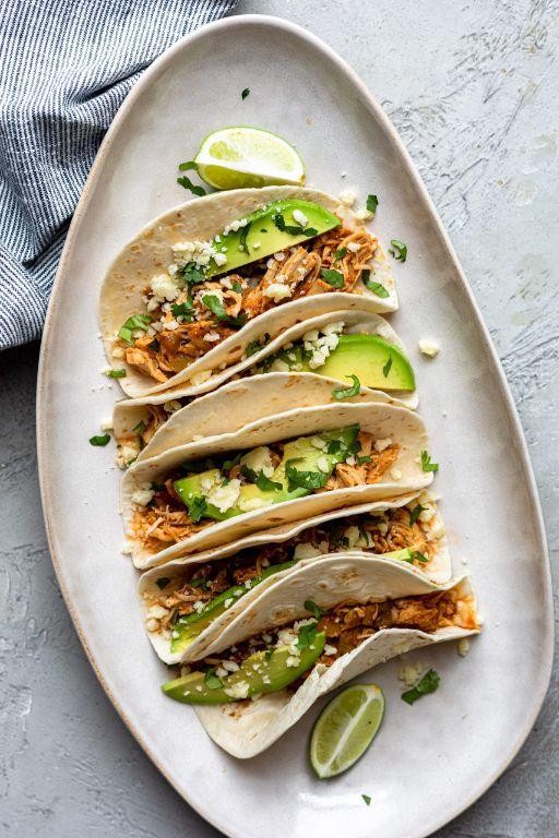 Crock Pot Chicken Tacos with Pineapple Salsa