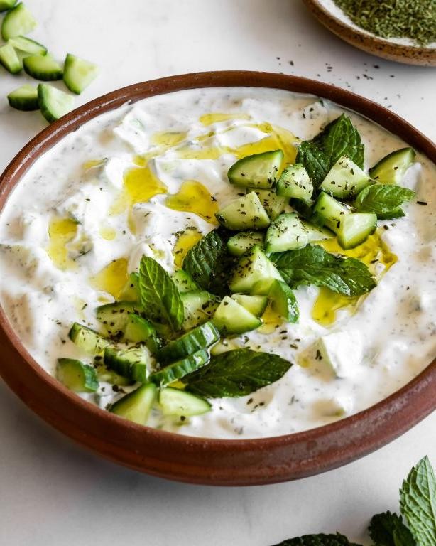 Cucumber Mint Yogurt Dressing