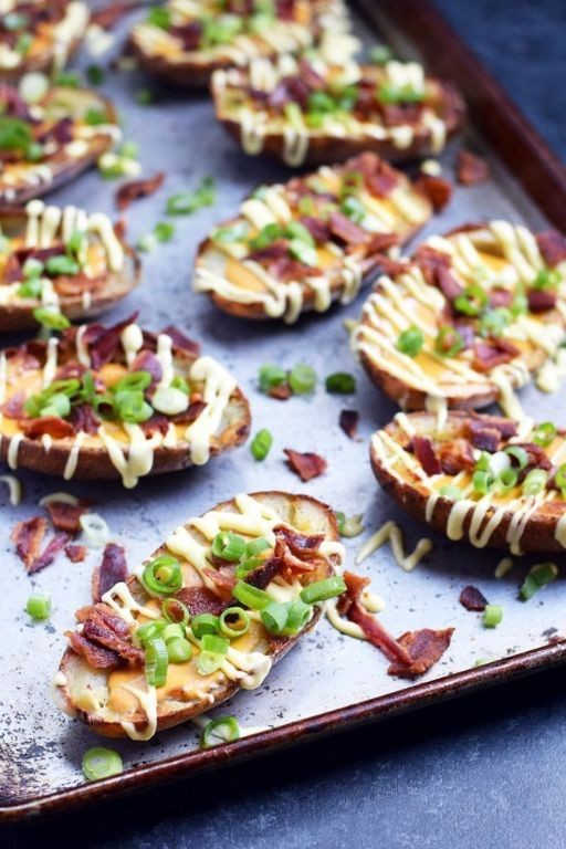 Dairy-Free Loaded Potato Skins