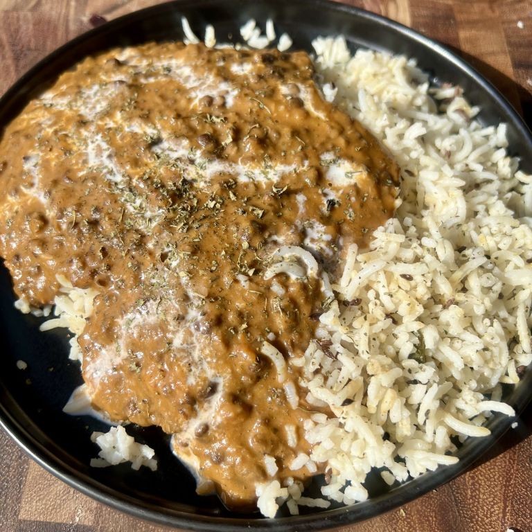 Dal Makhani with Steamed Basmati