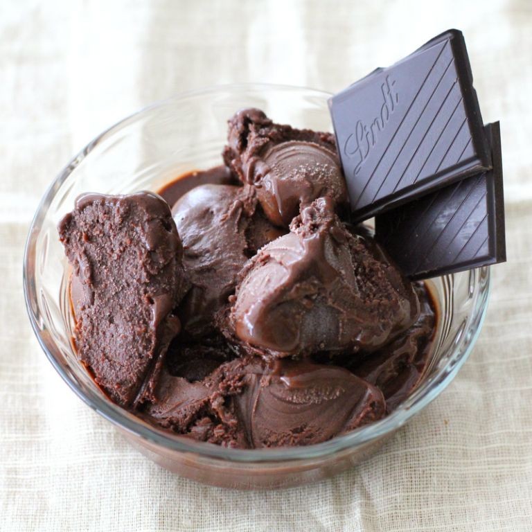 Dark Chocolate Fudge Protein Ice Cream