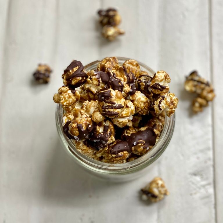 Dark Chocolate Sea Salt Popcorn