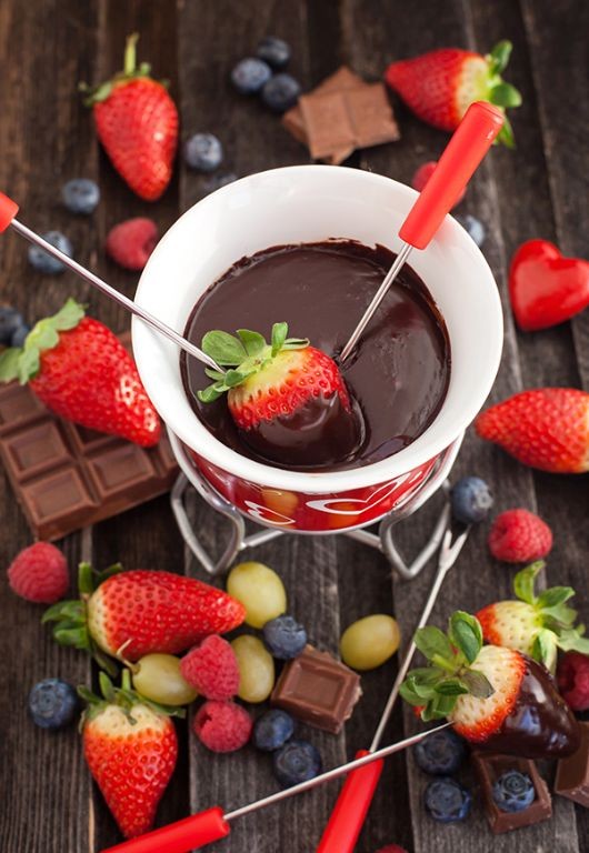 Decadent Vegan Milk Chocolate Fondue