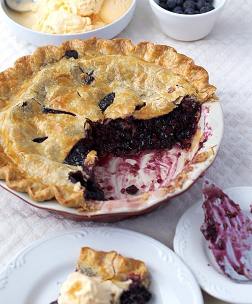 Deep-Dish Blueberry Pie with Buttery Crust