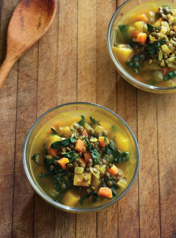 Delicata Squash and Lentil Stew