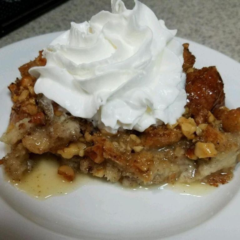 Derby Pie Bread Pudding with Whiskey Sauce