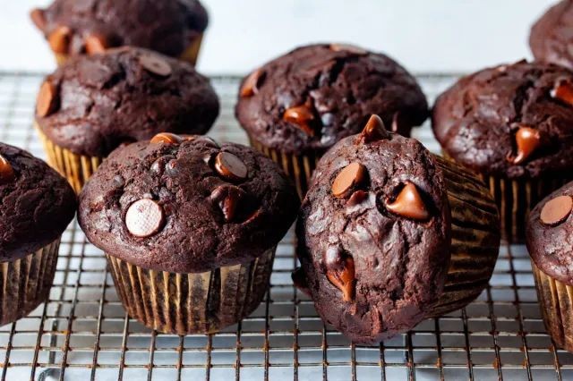 Double Chocolate Fiber One Muffins