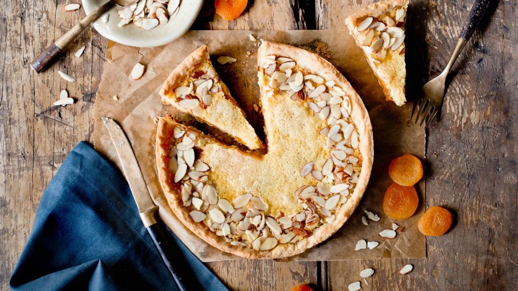 Dried Apricot and Almond Tart