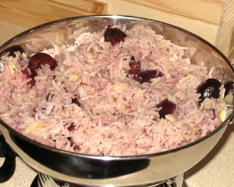 Dried Cherry and Almond Rice Pilaf
