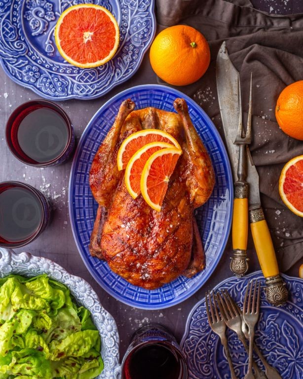 Duck and Orange Aspic