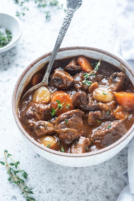 Dutch Oven Instant Pot Beef Bourguignon