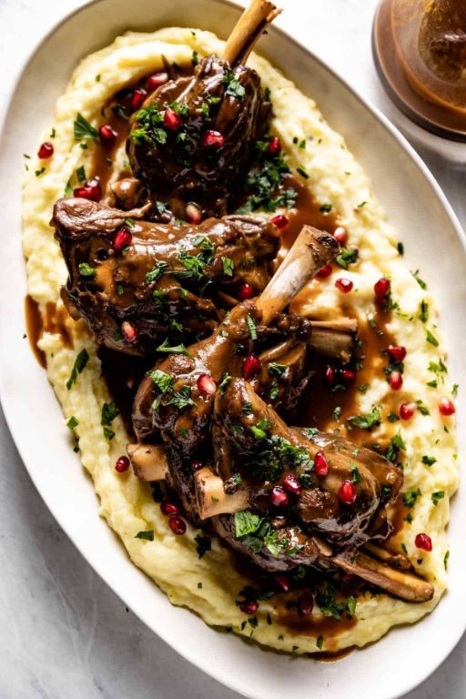 Dutch Oven Instant Pot Lamb Shanks