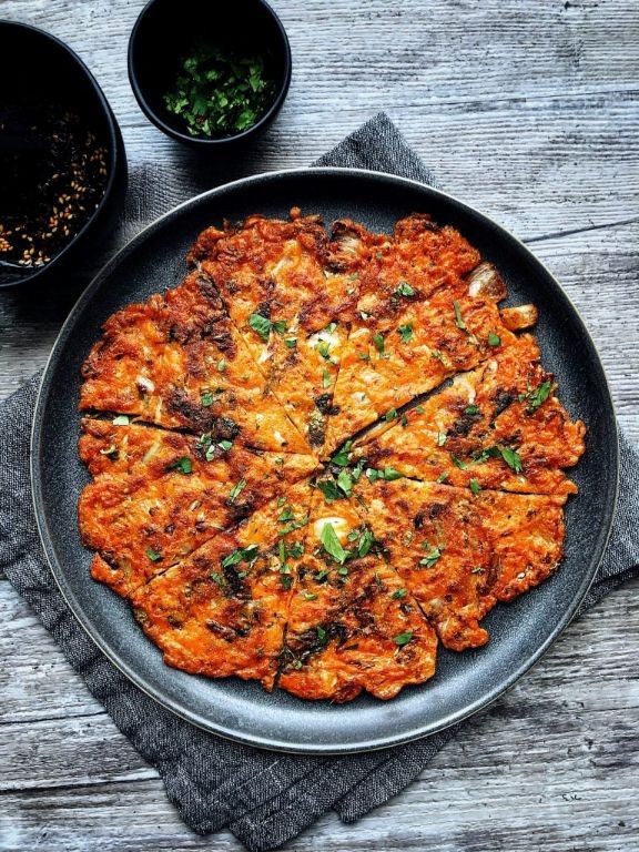 Easy Kimchi Pancake (Kimchijeon)