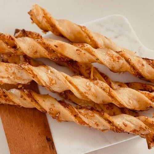 Easy Schar Puff Pastry Cheese Straws