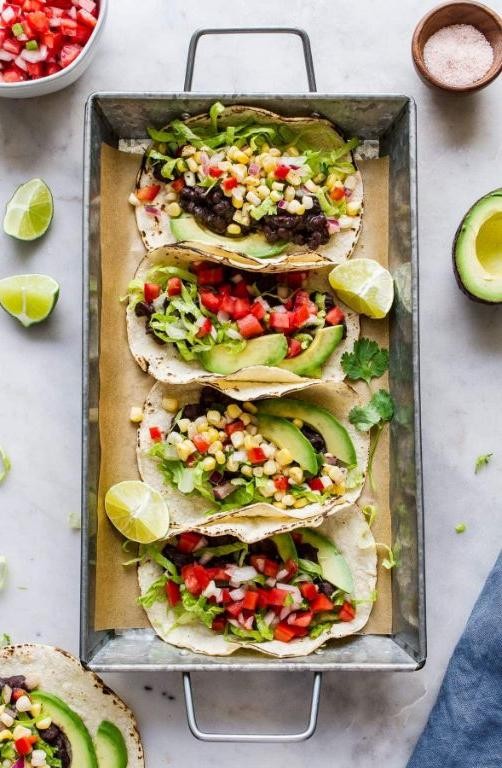 Easy Vegetarian Black Bean Tacos