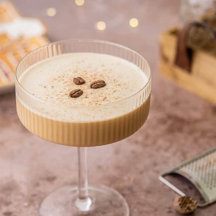Eggnog Espresso Martini