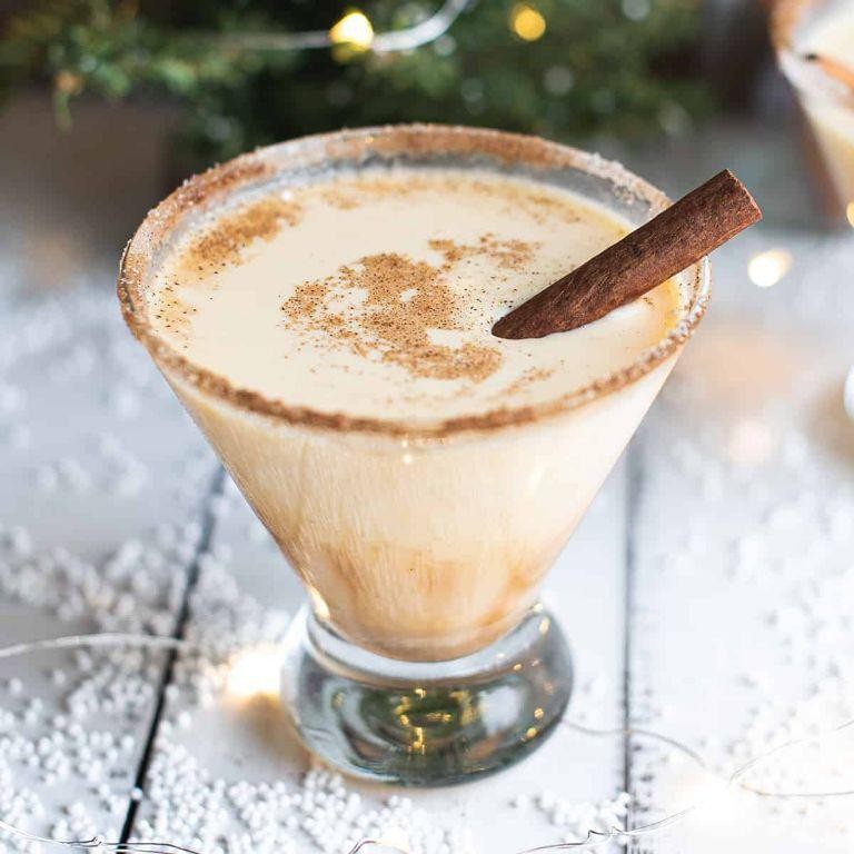 Eggnog RumChata Shot