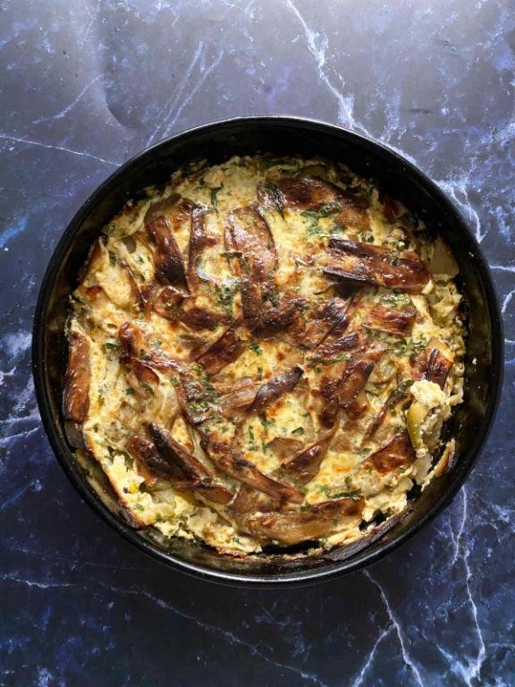 Eggplant and Zucchini Moussaka