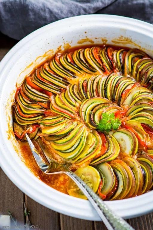 Eggplant and Zucchini Ratatouille