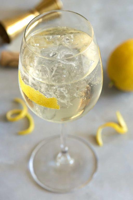 Elderflower and White Wine Spritzer