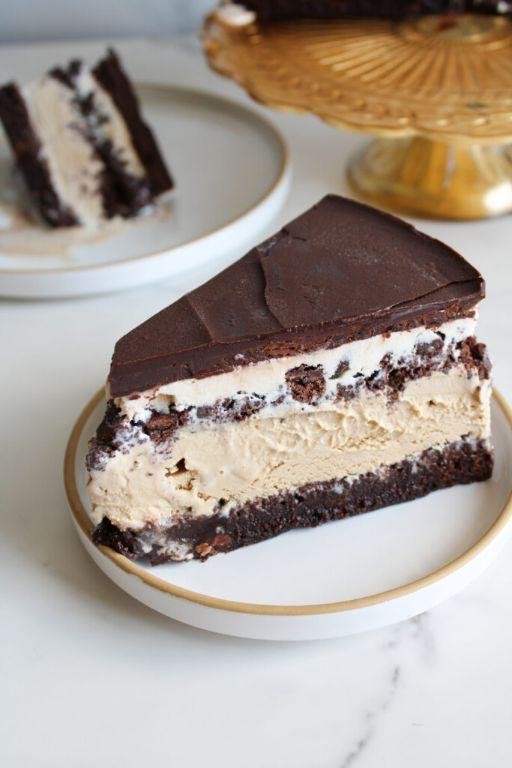 Espresso Chip Ice Cream Cake